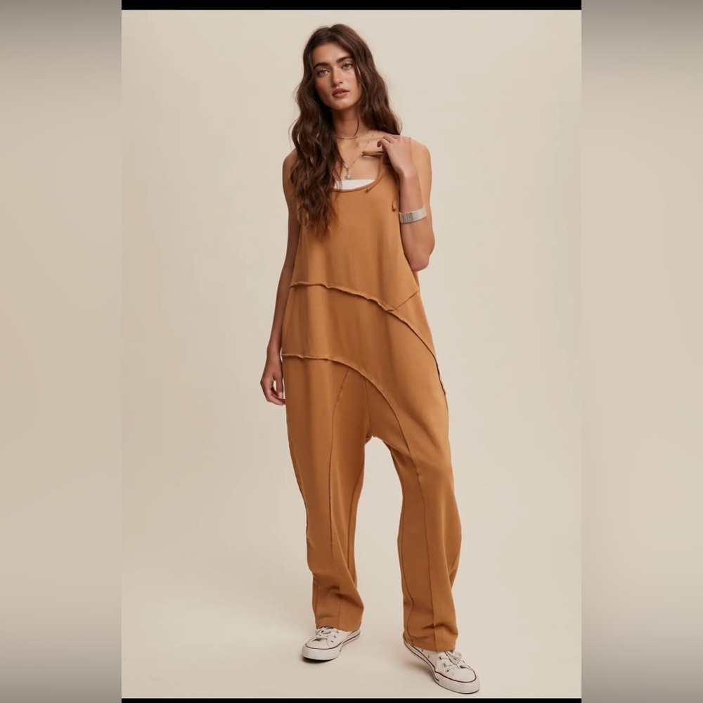 Women's  Jumpsuit in Caramel